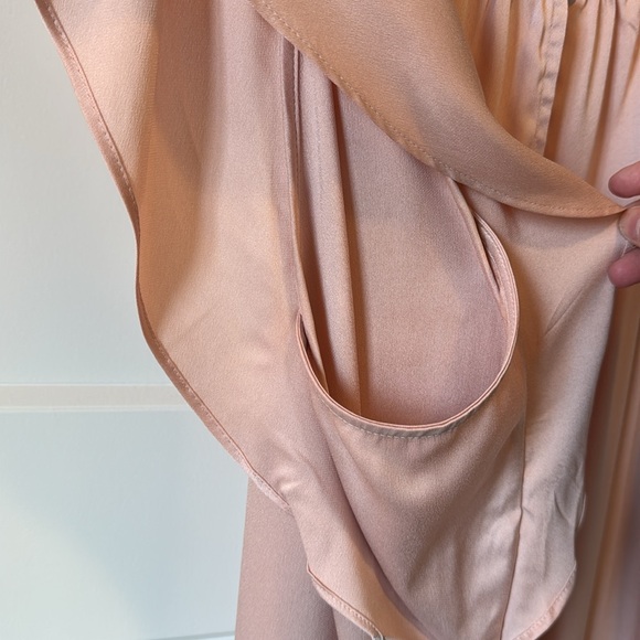 WHBM Pink Ruffled Blouse - Picture 3 of 7